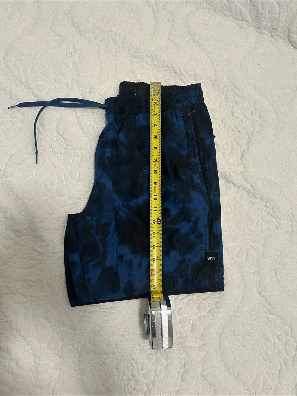 Vans Men's Blue Tie-Dye Swim Shorts